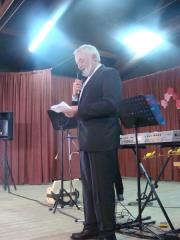 Franc Šilak pozdravlja gostitelje.